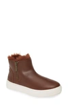 Jslides Poppy Waterproof Bootie In Light Brown Leather