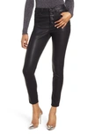 BLANKNYC FAUX LEATHER BUTTON FRONT PANTS,46E-7002NDS