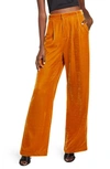 Endless Rose Velvet Wide Leg Pants In Blue