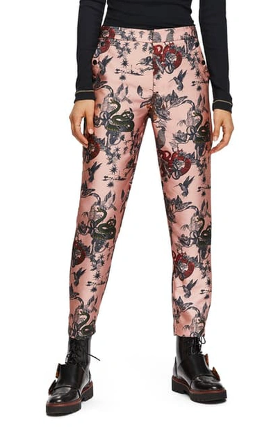 Scotch & Soda Shiny Printed Pants In Combo Y