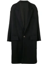 AMI ALEXANDRE MATTIUSSI OVERSIZE TWO BUTTONS COAT