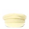 RUSLAN BAGINSKIY BAKER BOY YELLOW COTTON HAT,0fe9bb3c-9978-9634-e978-0554606347b4