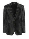 BURBERRY PINSTRIPED WOOL TWILL BLAZER,7db1555a-1d6b-7833-989f-400d90938f60