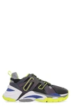 ASH LEATHER AND MESH FLASH trainers,11084910