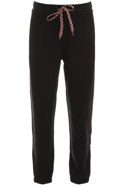 Burberry Drawstring Joggers In Black (black)