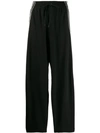SEE BY CHLOÉ DRAWSTRING WIDE LEG TROUSERS