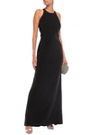 HALSTON HERITAGE STRETCH-CREPE GOWN,3074457345627619926