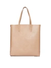BURBERRY NEUTRAL LOGO EMBOSSED TOTE,8019624