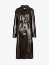 LEMAIRE LEMAIRE PATENT SINGLE-BREASTED TRENCH COAT,W194CO238LF34514122714