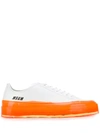 MSGM FLUORESCENT SOLE SNEAKERS