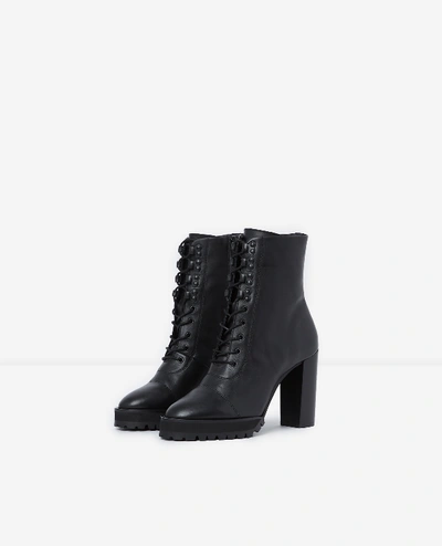 The Kooples Women's High-heel Platform Boots In Black