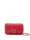 Gucci Gg Marmont 2.0 Coin Purse In Red