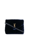 SAINT LAURENT VELVET CROSS-BODY BAG