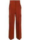 STELLA MCCARTNEY HIGH-WAISTED WIDE-LEG TROUSERS