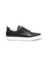 PIERRE HARDY 'SLIDER' ELASTIC BAND LEATHER SLIP-ON SNEAKERS