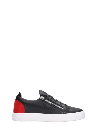 Giuseppe Zanotti Frankie Spot Trainers In Black Leather