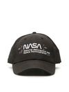 Heron Preston Baseballkappe Mit Nasa-stickerei In Black White (black)