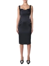 Dolce & Gabbana Dolce And Gabbana Black Lace Bustier Dress In Black