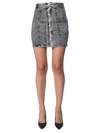 BALMAIN HIGH WAIST SKIRT,SF04130 D1010PD