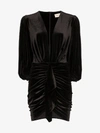 ALEXANDRE VAUTHIER ALEXANDRE VAUTHIER RUCHED VELVET MINI DRESS,194DR116713975625