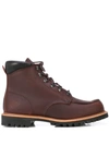 RED WING SHOES SAWMILL LACE-UP COMBAT BOOTS