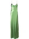 GALVAN slip evening dress