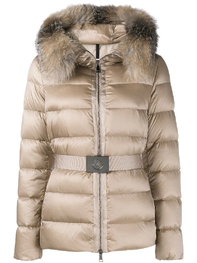 Moncler 'tatie' Padded Jacket In Neutrals