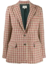 HOLLAND & HOLLAND HOUNDSTOOTH FITTED BLAZER