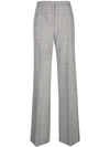 NARCISO RODRIGUEZ PLAID PRINT TROUSERS