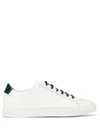 Common Projects Zweifarbige Sneakers In White / Green 0590