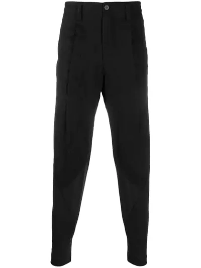 Issey Miyake Slim-fit Tailored Trousers In Black