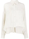 Isabel Marant Oversized Button-front Shirt In Neutrals
