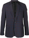 PS BY PAUL SMITH CHECK FITTED BLAZER