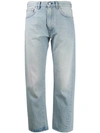 Totême Mid-rise Twisted-seam Straight Jeans In Blue