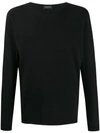 Roberto Collina Pullover Mit Lockerem Schnitt In 09 Nero
