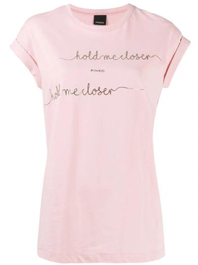 Pinko Hold Me Closer T In Pink