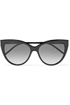 SAINT LAURENT CAT-EYE ACETATE SUNGLASSES