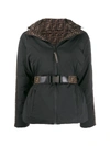 FENDI LOGO LINED PUFFER JACKET,FAA433A8X114503929