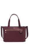 Tumi Voyageur Mauren Nylon Tote - Burgundy In Port