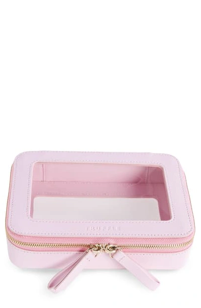 Truffle Clarity Jetset Cosmetics Case In Blush