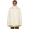 ACNE STUDIOS ACNE STUDIOS OFF-WHITE TWILL OVERSHIRT JACKET