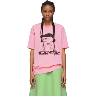 Marc Jacobs X Peanuts® The Lucy T-shirt In Pink
