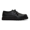 GIORGIO ARMANI GIORGIO ARMANI BLACK LUG SOLE DERBYS