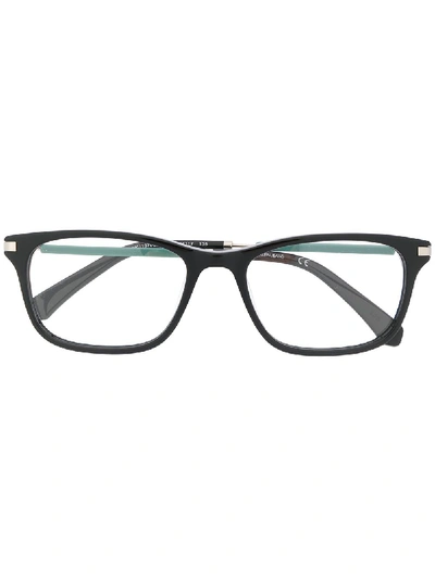 Calvin Klein Jeans Est.1978 Contrast Square Glasses In 黑色