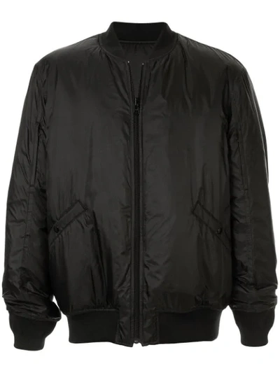 Undercover Padded Bomber Jacket In Black