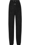 BALMAIN CRYSTAL-EMBELLISHED KNITTED STRAIGHT-LEG trousers