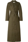 ANNA QUAN NORA BELTED TWILL COAT
