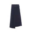 COLOVOS X WOOLMARK WOOL-BLEND SKIRT,P00420715