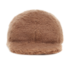 Max Mara Editto Faux Fur Cap In Brown