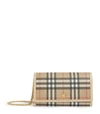 BURBERRY VINTAGE CHECK CHAIN WALLET,14993166